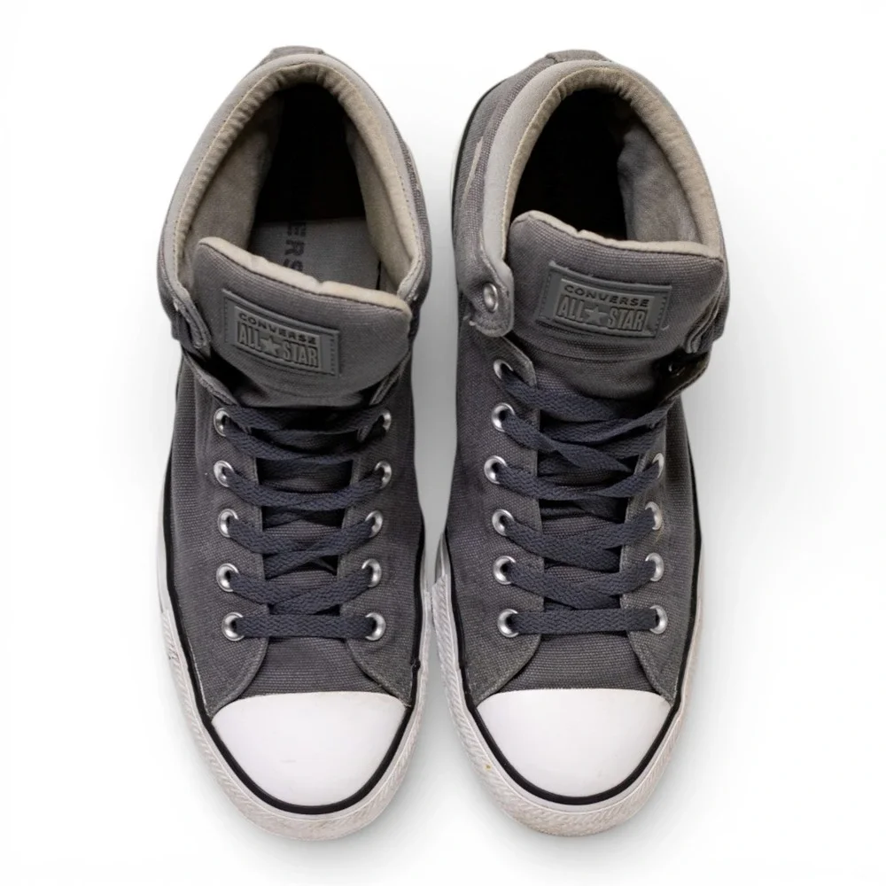 Converse Chuck Taylor All Star Madison Men‎ 12 Grey Good Mid Top Sneaker 155470C